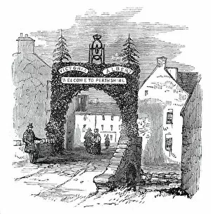 Arch at Coupar Angus, 1844. Creator: Unknown