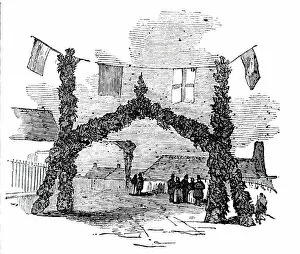 Hedge Gallery: Arch at Duddington, 1844. Creator: Unknown