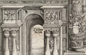 Holy Roman Emperor Gallery: The Arch in the Entryway of the Left Portal (Die Porten des Lobs)