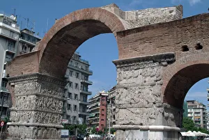 Thessalonika Salonika Greece Prints: Arch of Galerius, Thessalonika, Greece, 2003. Creator: Ethel Davies