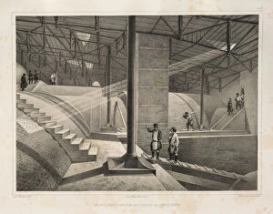 Part of the Arch and a metal roof (From: The Construction of the Saint Isaacs Cathedral), 1845