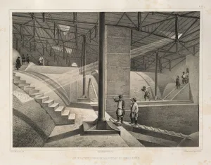 Part of the Arch and a metal roof (From: The Construction of the Saint Isaacs Cathedral), 1845. Artist: Montferrand, Auguste, de (1786-1858)