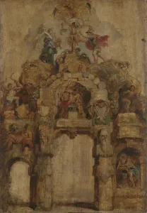 Mint Prints: The Arch of the Mint (reverse), 1635. Creator: Peter Paul Rubens