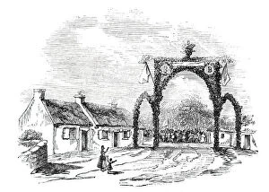Ayr South Ayrshire Scotland Gallery: Arch near Burns cottage, 1844. Creator: Unknown