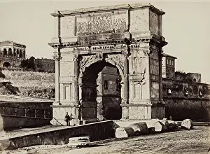 Arch of Titus, between 1852 and 1864. Creator: Tommaso Cuccioni