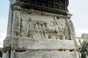 Commemorative Prints: Arch of Titus, Forum, Rome, c81