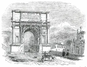 Arch of Titus - Rome, 1850. Creator: Unknown