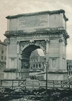 Arch of Titus, Rome, Italy, 1927. Artist: Eugen Poppel
