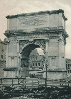 Titus Prints: Arch of Titus, Rome, Italy, 1927. Artist: Eugen Poppel