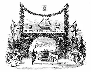 Festal Arch Gallery: Arch at Weekley, 1844. Creator: Unknown