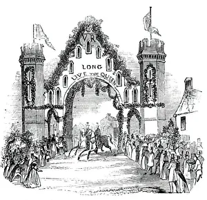 Hedge Gallery: Arch at West Bridge, 1844. Creator: Unknown