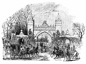 Burghley Collection: Arch at Wolthorpe, 1844. Creator: Unknown