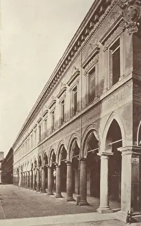 Sommer Prints: Archaeological Civic Museum facade, Bologna, between 1880-1886. Creator: Giorgio Sommer