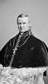 Cloth Collection: Archbishop John McCloskey, between 1855 and 1865. Creator: Unknown