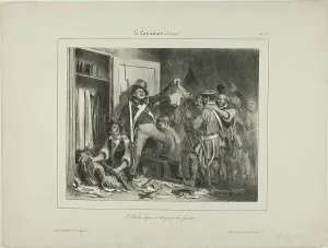 Raffet Denis Auguste Marie Prints: The Archbishop Was Always a Rogue, 1831. Creator: Auguste Raffet