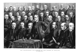 Clergymen Prints: The Archbishops and Bishops of the Church of England, 1886. Creator: Unknown