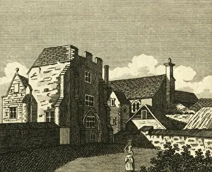 Canterbury Prints: The Archbishops Palace Great Hall, at Canterbury, c1786. Creator: Unknown