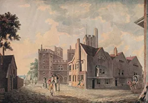Avalon Press Gallery: The Archbishops Palace, Lambeth, 1909. Artist: JMW Turner