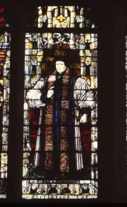 ArchbishopThomas Cranmer (1489-1556), Canterbury Cathedral, 20th century. Artist: CM Dixon ArchbishopThomas Cranmer (1489-1556), Canterbury Cathedral, 20th century. Artist: CM Dixon