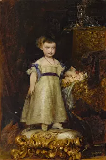 Hans 1840 1884 Gallery: Archduchess Marie Valerie of Austria as Child (1868-1924), 1870