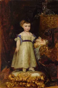Makart Prints: Archduchess Marie Valerie of Austria as Child (1868-1924), 1870