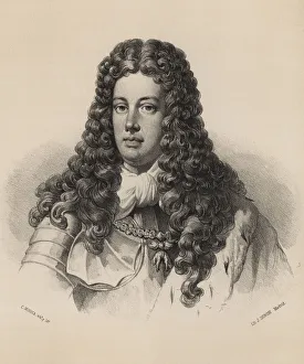 War Of Succession Prints: Archduke Charles of Austria (1685-1740), pretender as Charles III to the Crown of