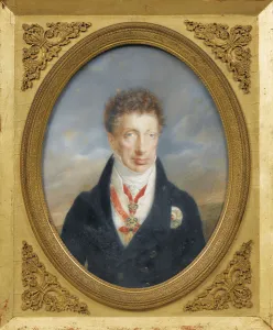 Archduke Charles of Austria (1771-1847), Duke of Teschen, c. 1823. Artist: Lieder, Friedrich Johan Gottlieb (1780-1859)