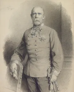 Mixed Media On Board Prints: Archduke Karl Ludwig of Austria (1833-1896), 1889. Creator: Anonymous