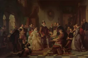 Albert Vii Prints: The Archdukes Albert and Isabella Visit the Printer Plantin