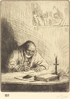Archaeologist Prints: Archeologist (L archeologue). Creator: Alphonse Legros