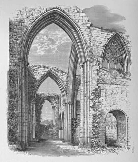 Alexander Lydon Collection: Arches of Transept, Bolton Priory, c1880, (1897). Artist: Alexander Francis Lydon