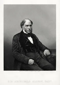 Pound Prints: Archibald Alison, Scottish didactic and philosophical writer, c1880. Artist: DJ Pound