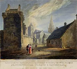 Swan Prints: Archiepiscopal Palace And Cathedral