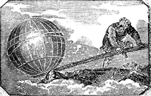 Archimedes (c287-212 BC), Ancient Greek mathematician and inventor, 1824