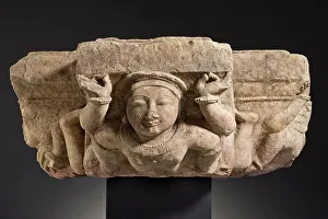 Capital Prints: Architectural Capital with Yakshas and Avatars (image 3 of 5)