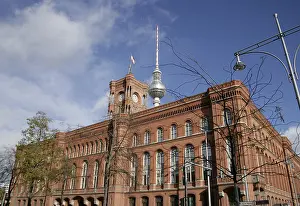 Heritage Prints: Architectural detail, Red Town Hall