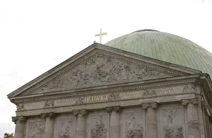 Capital City Prints: Architectural detail of the facade, St Hedwig's Cathedral, Berlin, Germany, 2025