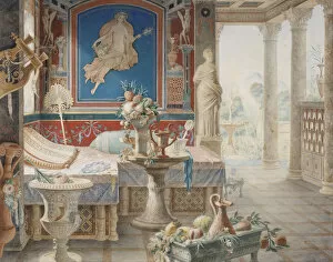 Architectural Fantasy in the Style of Pompeii, 1856