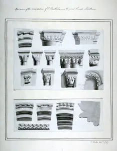 Stonework Prints: Architectural features in the Church of St Bartholomew-the-Great