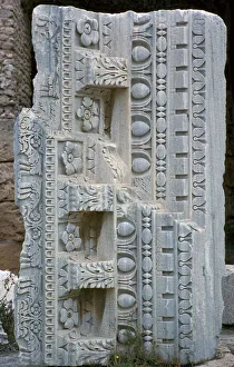 Architectural fragment from the baths of Antoninus Pius, 2nd century Architectural fragment from the baths of Antoninus Pius, 2nd century