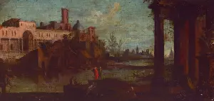 Residence Prints: Architectural Landscape, 18th century. Creator: Unknown