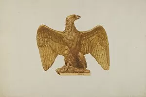 Images Dated 30th September 2021: Architectural Ornament (Eagle), 1935 / 1942. Creator: Robert Pohle