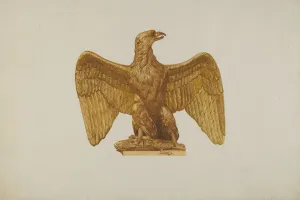 Pohle Robert Prints: Architectural Ornament (Eagle), 1935 / 1942. Creator: Robert Pohle
