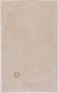 Luzio Romano Prints: Architectural Plan (verso), mid 1500s. Creator: Luzio Romano (Italian, active 1528-75)