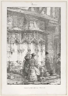 Architectural Remains and Fragments: Rouen - Fontaine de la Crosse, 1827. Creator