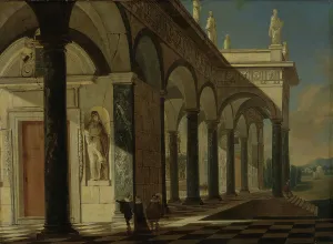 Architectural Scene, 1664. Creator: Wilhelm Schubert van Ehrenberg