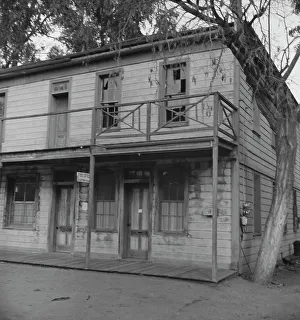 Broken Glass Prints: Architectural survivals, Clayton, California, 1938. Creator: Dorothea Lange