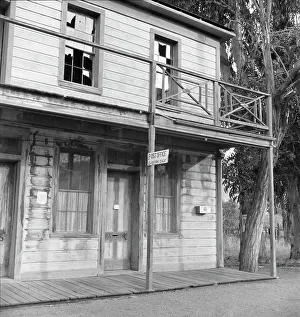 Broken Glass Prints: Architectural survivals, Clayton, California, 1938. Creator: Dorothea Lange