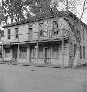 Architectural survivals, Clayton, California, 1938. Creator: Dorothea Lange