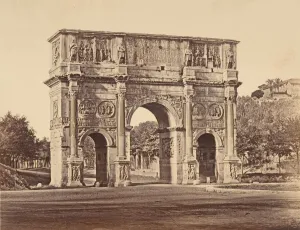 Arco di Constantino, 1848-52. Creator: Eugene Constant